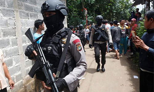 operación antiterrorista en Indonesia